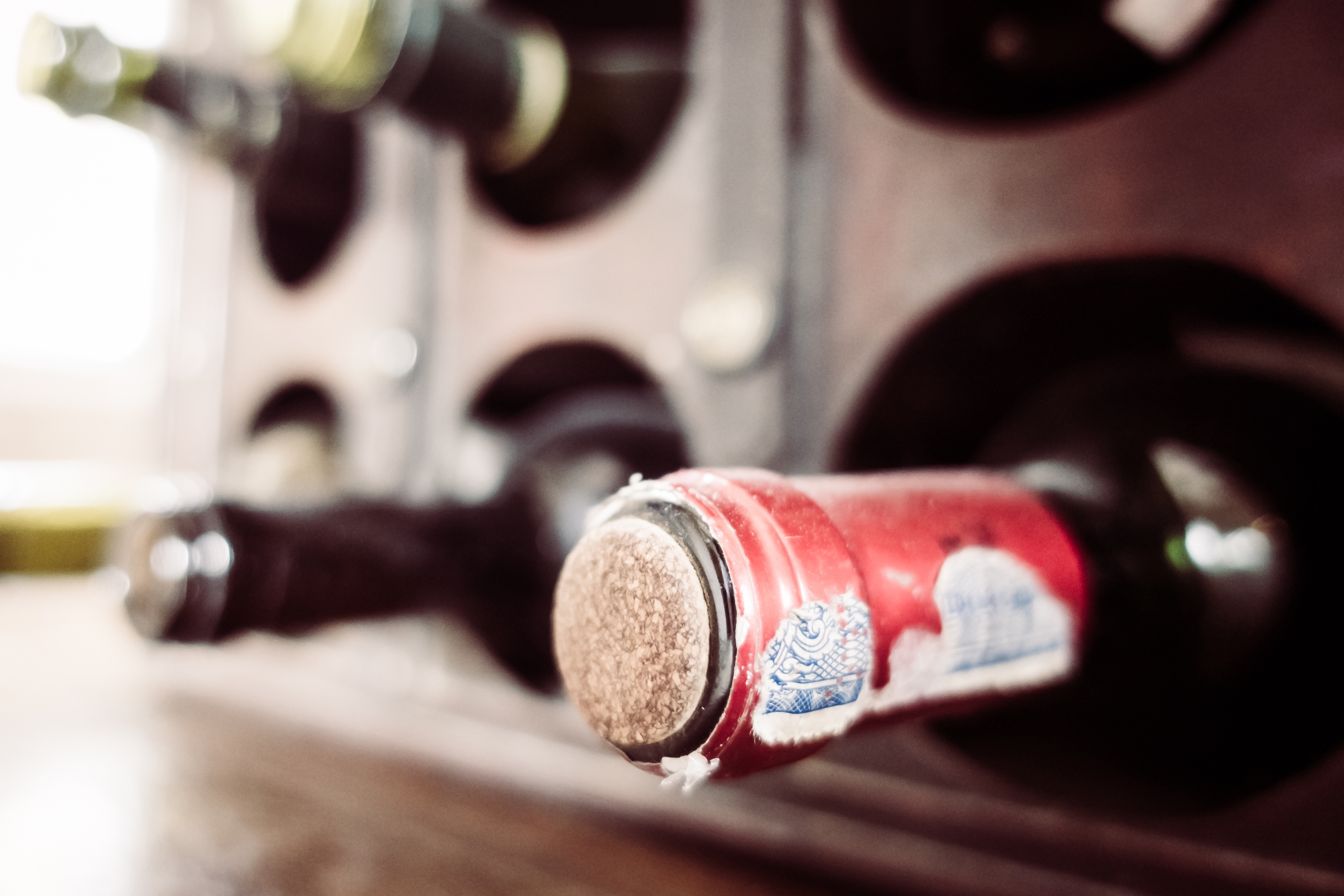 Vintage wine bottle